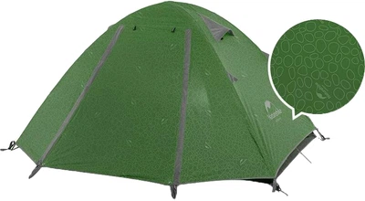 Намет тримісний Naturehike P-Series NH18Z033-P, 210T65D Темно-зелений (6927595762639)