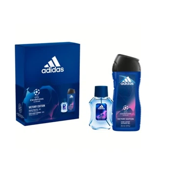 Набор парфюмерный мужской Adidas Champions League Victory Edition (Туалетная вода 100 мл + Гель для душа 250 мл )