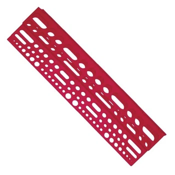 Пластикова полиця з відвірями для інструменту 610x150x45мм INTERTOOL BX-0001