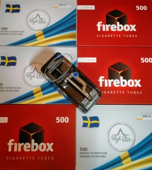 Электрическая машинка для набивки гильз табаком + Firebox 1500шт. +1500шт. других набор