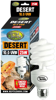 Люминесцентная лампа Reptile Nova UVB-25W-10.0-DESERT (RNUVB-25-10)
