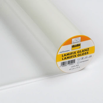 Флизелин прозрачный Freudenberg Lamifix 45 см х 1 м (93г/м²), глянцевый 50006494