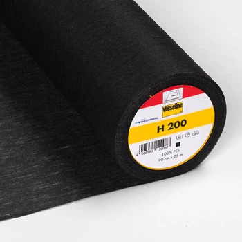 Флизелин нетканый Freudenberg Н 200 "Softline" 90 см х 1 м (45г/м²), черный 53379443