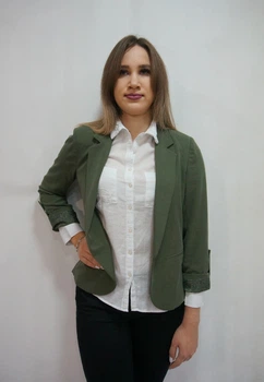 Піджак STREET ONE DE813587633 34 темно-оливковий 201210