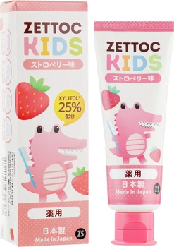 Зубна паста дитяча Zettoc Nippon Полуниця 60 г (4582118955305)