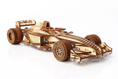 Механічний 3D пазл-конструктор Viter Models Болід Рейсер Formula 1 223 деталі (Racer-V3)(AKV-05)