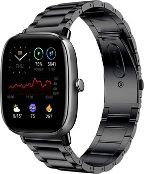 Металевий браслет Shape для Amazfit GTS 2 mini Black (25308-2B)