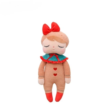 Мягкая игрушка Metoo Angela Santas Brown Сплюшка 34см Новогодняя Коричневый (MT-A022)