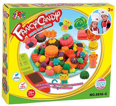 Набор для лепки Alento Playdough Веселая кондитерская (DOHCandy)