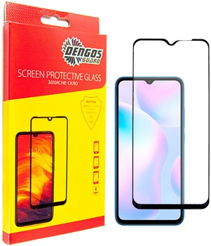 Защитное стекло для смартфона Xiaomi Redmi 9А DENGOS Black (TGFG-136)