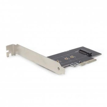 Контроллер PCIe to M.2 22 mm low profile Gembird (PEX-M2-01). 52903