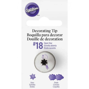 Насадка для кондитерського мішка Wilton Star Decorating Tip №18 (W418OS-18)