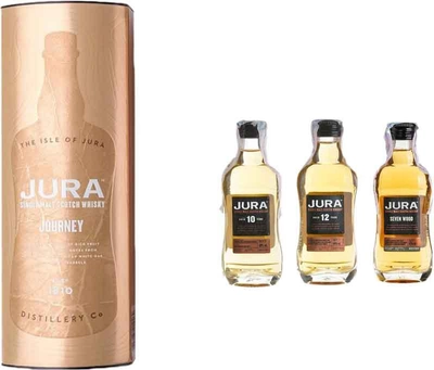 Набор виски Jura Journey 0.7 л 40% + Jura 10 уо 0.05 л 40% + Jura 12 уо 0.05 л 40% + Jura Seven Wood 0.05 л 40% (2021000072840)