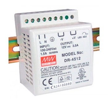 Блок питания Mean Well DR-4512 12 В 45 Вт
