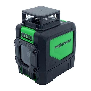 Построитель плоскостей лазерный H360°/1V, (зеленый луч) PROTESTER 000256461