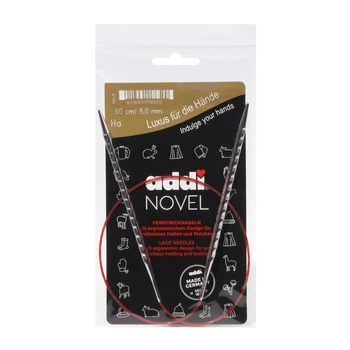 Спицы круговые кубические Addi Novel 5 мм х 60 см 717-7/5-60