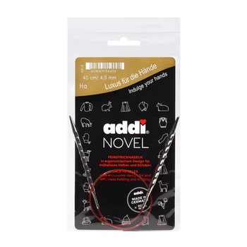 Спицы круговые кубические Addi Novel 4,5 мм х 40 см 717-7/4,5-40