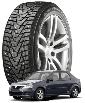 Hankook Winter i*Pike RS2 W429 175/70 R14 88T XL шип - Шины Dacia / Renault Logan I, II 2004 -