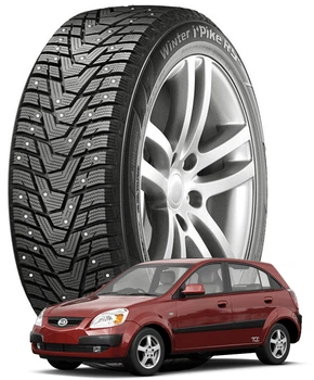 Hankook Winter i*Pike RS2 W429 175/70 R14 88T XL шип - Шины Kia Rio II 2005 - 2011