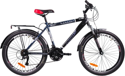 Велосипед Ardis Santana Black 24" 15" 2021 Черно-серый (07092)