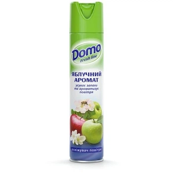 Освежитель воздуха Domo Fresh line Яблочный аромат 300 мл