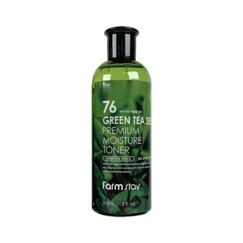 Тонер для обличчя із екстрактом зеленого чаю FarmStay 76 Green Tea Seed Premium Moisture Toner 350 ml