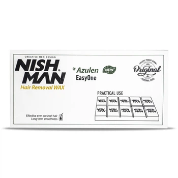 Воск для депиляции Azulen Nishman Professional (Зеленый цвет) 500г