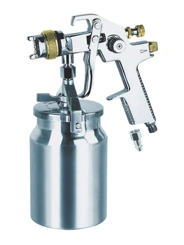 Краскопульт MasterTool GM HVLP НБ 1000 мл, алюминий, Ø 1,8 мм, 1(30-210 л/мин, 3-4 бар (Арт.: 80-8912)