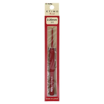 Крючок для вязания Tulip Etimo Red 2,2 мм х 14 см - №3/0 TED-030e