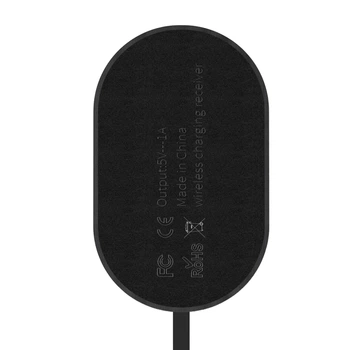 Приймач Qi BASEUS Microfiber Wireless Charging Receiver (For iPhone) |1A| Колір Black