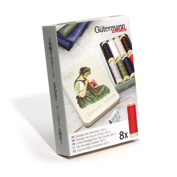 Набор швейных ниток "Nostalgic" Gutermann Sew All универсальных оттенков 640950