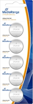 Bateria litowa MediaRange Lithium CR2430 3 V 5 szt. (4260283116065)