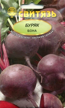 Насіння буряк столовий Бона 10 г СВИТЯЗЬ 12708