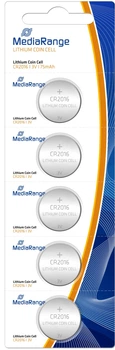 Bateria litowa MediaRange Lithium CR2016 3 V 5 szt. (4260283116027)