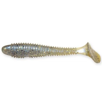 Виброхвост Crazy Fish Vibro fat 4" 10см холодный перламутр кальмар 4шт (14-10-25-6)