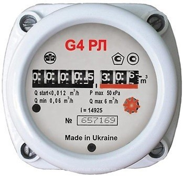 Лічильник газу роторний Ямпіль G4 РЛ
