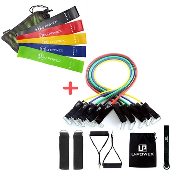 Трубчасті еспандери U-Powex + Резинки для фітнесу U-Powex