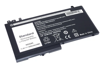 Аккумулятор для ноутбука Dell 0RDRH9 Latitude 12-E5270 11.4V Black 3000mAh OEM (064923)