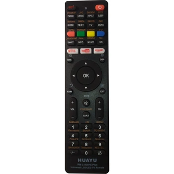 Пульт для телевизора HUAYU RM-L1130+X PLUS Универсальный 100 кодировок Черный