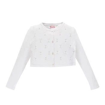 Кардиган для дівчинки BRUMS 191BGHC005-002 білий 140