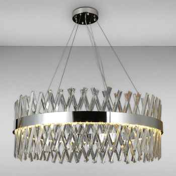 Люстра подвесная LED Light House LS-17090 CR 800MM хром