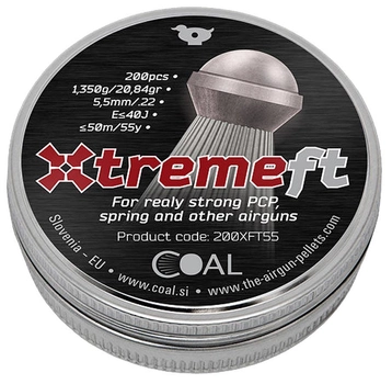 Кулі пневматичні Coal Xtreme FT 5.5 калібр 200 шт. (39840026)