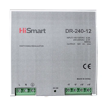 Блок питания HiSmart 12V, 20A, 240W, DIN