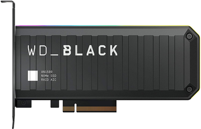Твердотельный накопитель SSD WD AIC NVMe PCIe 3.0 8x 2TB AN1500 BLACK RGB (WDS200T1X0L)