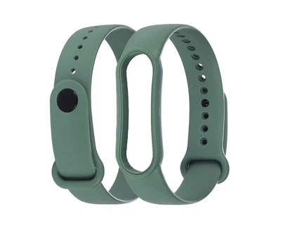 Ремінець силіконовий Anchor для Xiaomi Mi Band 5 / Mi Band 6 / Mi Band 7 Сіро-зелений КОД:29796
