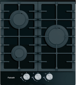 Газовая варочная панель Fabiano FHG 4530 VGH Black Glass 8111.406.1 031