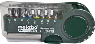 Набор бит Metabo Promotion 8 шт + магнитный держатель (630419000)