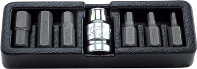 Набор бит Toptul Hex 1/2" 7 предметов (GAAT0707)