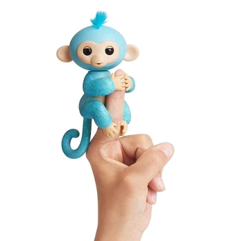 Інтерактивна іграшка WowWee Fingerlings Glitter Monkey - Amelia блискуча мавпочка Амелія (3761) ( B06XT21BXL)