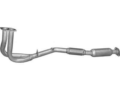 Замінник каталізатора Опель Вектра Б (Opel Vectra B) 1.8/2.0 16V 10/95-09/00 (17.283) Polmostrow алюмінієвий
